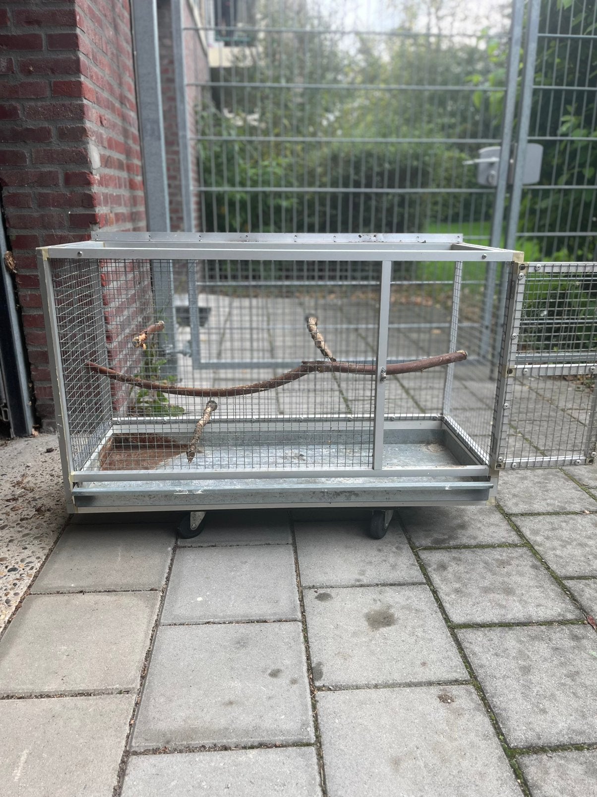 Vogel-Duiven hok, Dieren en Toebehoren, Ophalen, Gebruikt, Hout, Volière