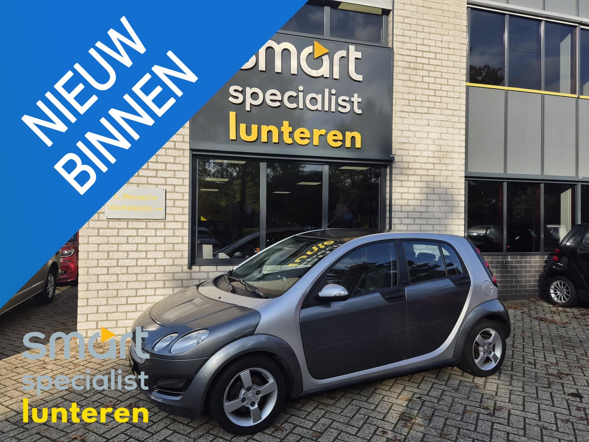 smart forfour 1.3 passion, Auto's, Stof, Origineel Nederlands, Bedrijf, Handgeschakeld