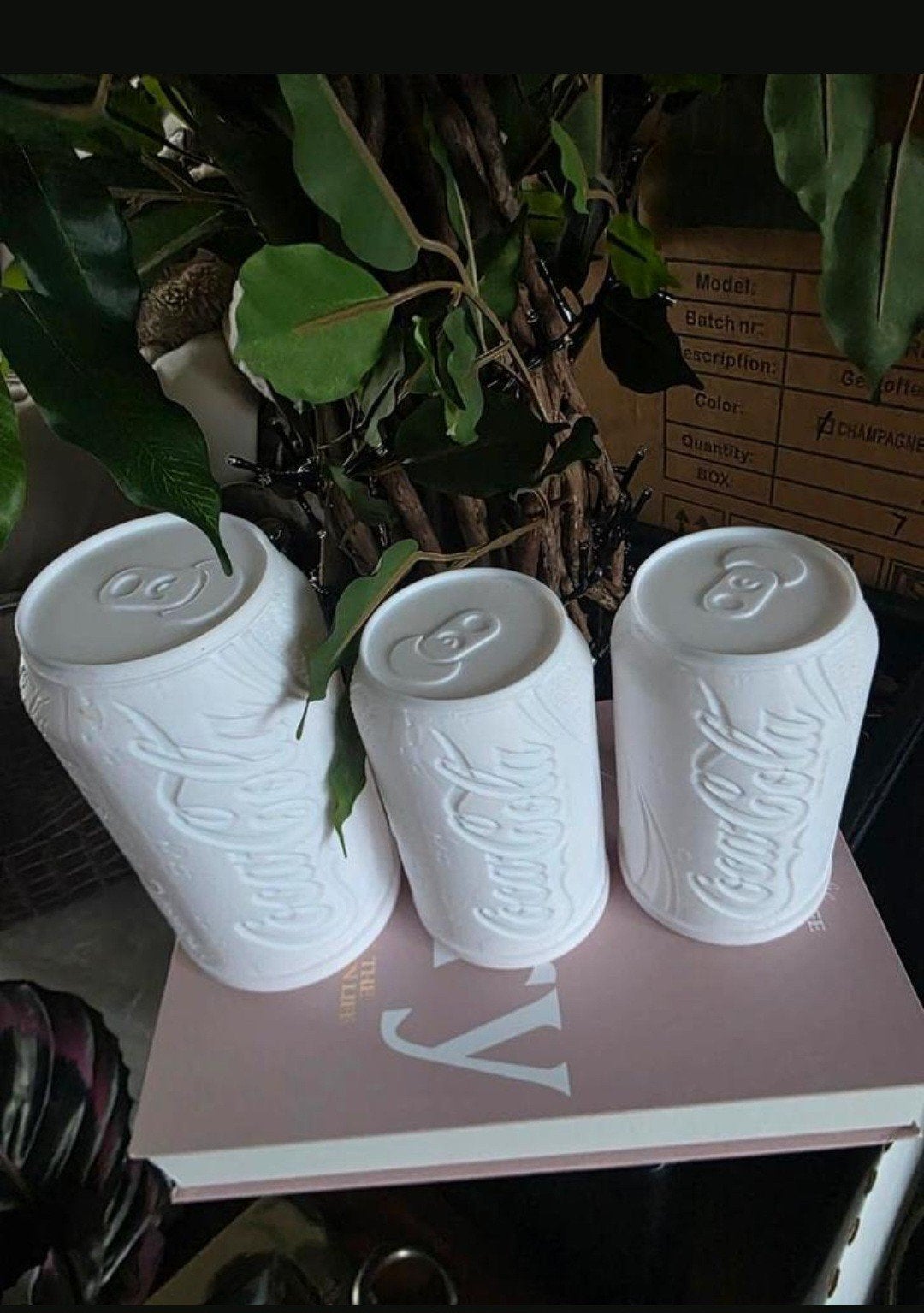 Coca-Cola Blikjes LED Lamp - Sfeervolle Verlichting, Kunststof, Ophalen of Verzenden, Zo goed als nieuw, Modern