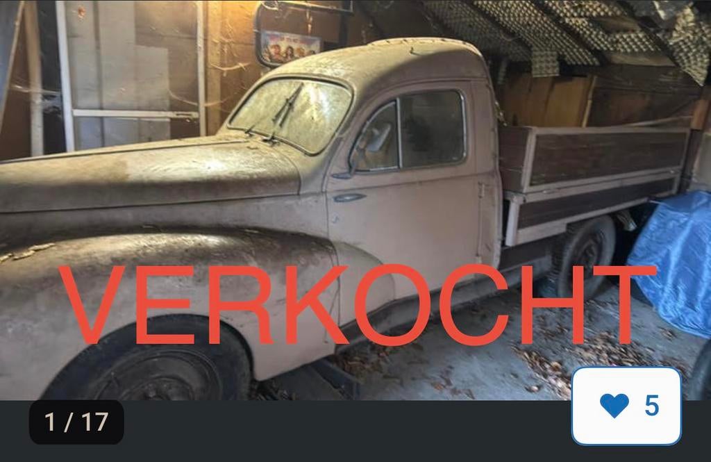 Peugeot 203 C8 Camionette 1956 TEAB      RESTAURATIE OPJECT., Ophalen, Gebruikt, Peugeot