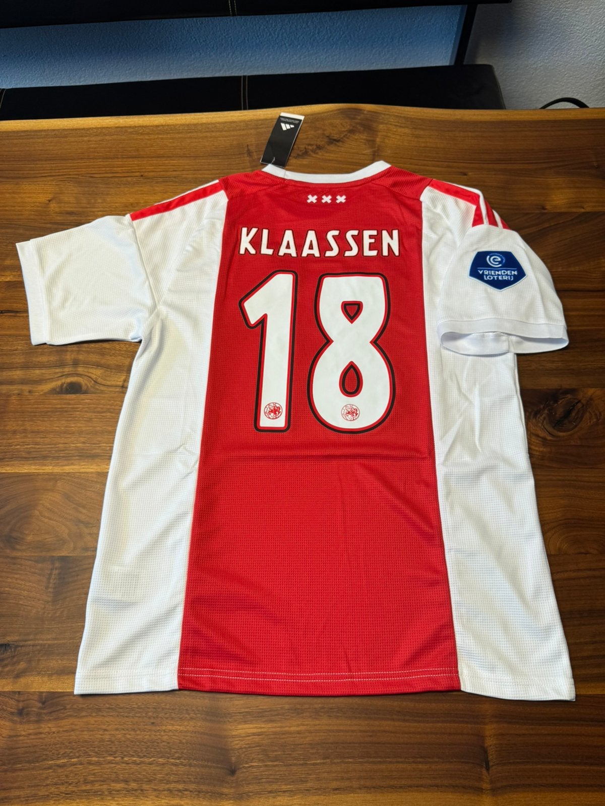 Ajax Klaassen - Thuisshirt 26/27 - Maat L, Sport en Fitness, Voetbal, Maat L, Ophalen of Verzenden, Zo goed als nieuw, Shirt