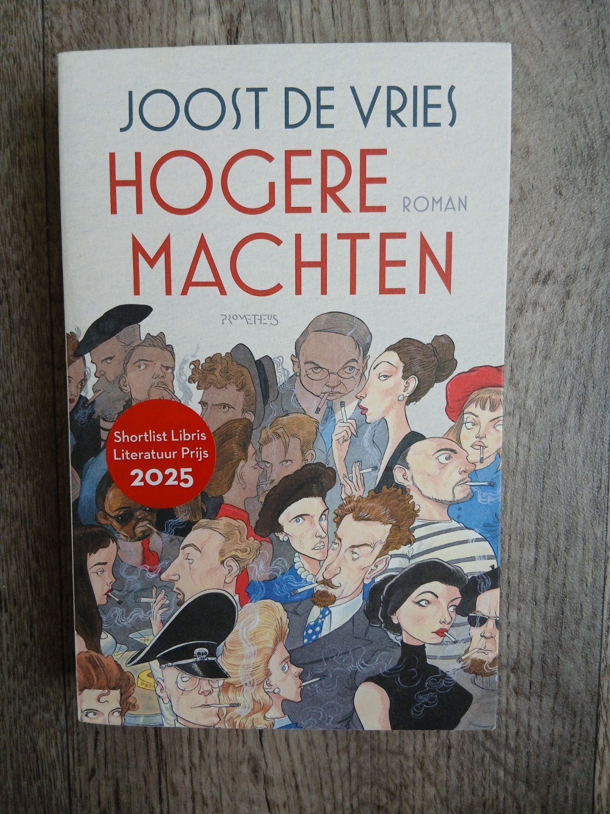 Boek Joost de Vries - hogere machten, Boeken, Ophalen of Verzenden, Gelezen, Joost de vries