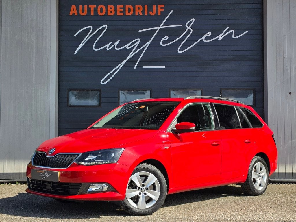 Skoda Fabia Combi 1.0 TSI Clever|1e eigenaar|dealer onderhou, Stof, Gebruikt, 49 €/maand, 1100 kg