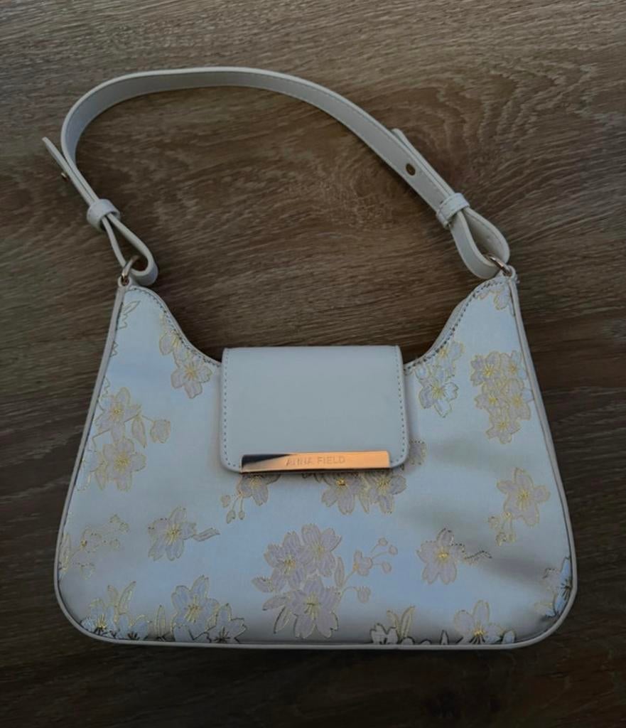 Anna Field Bloemen Handtas, Ophalen of Verzenden, Gebruikt, Wit, Handtas