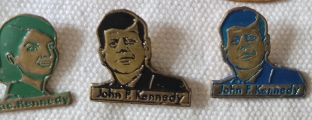 3 speldjes 1 x Jacky Kennedy, 2 x John F. Kennedy, Ophalen, Zo goed als nieuw