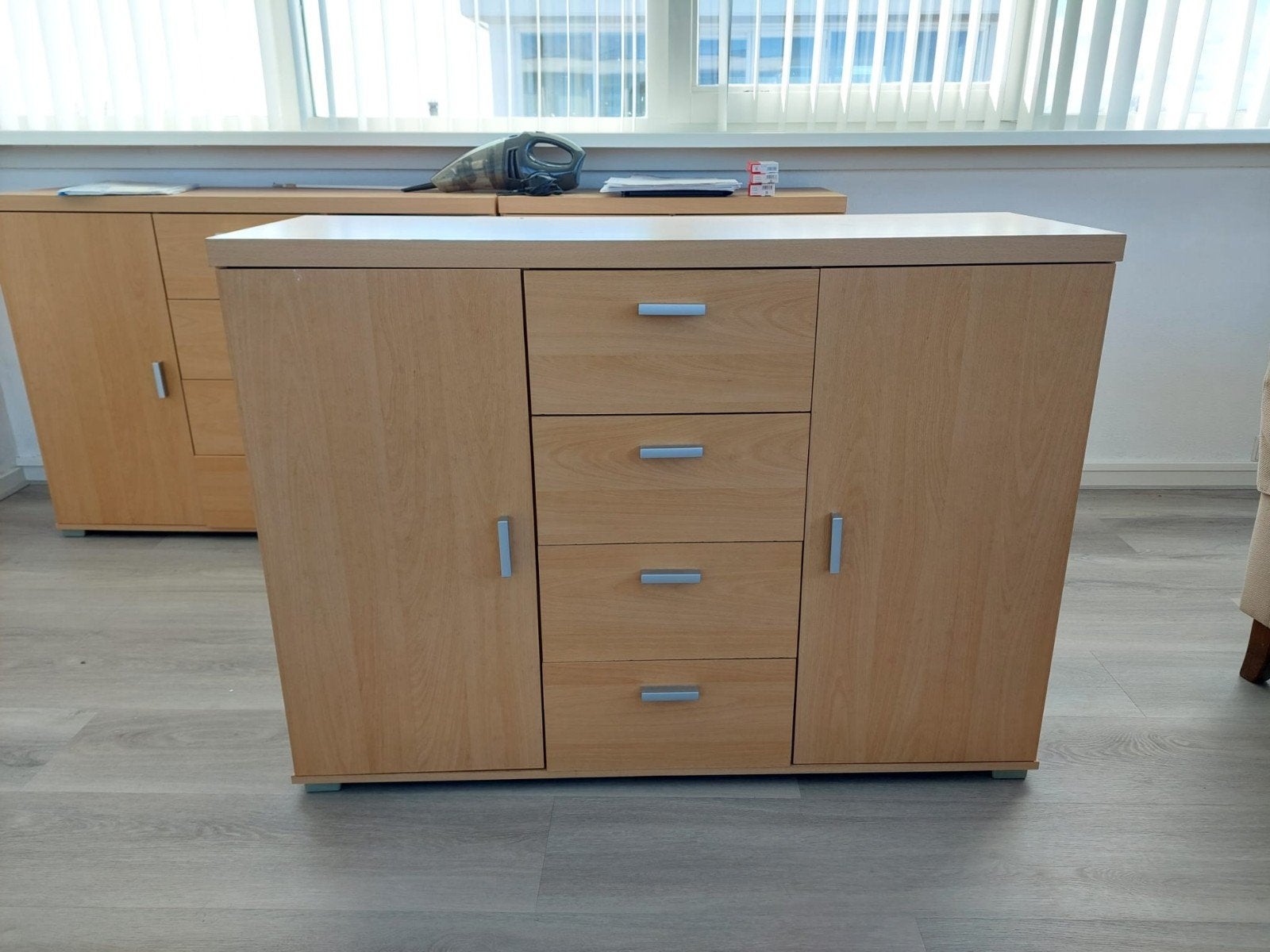 Kast laden en deuren - gedemonteerd, Huis en Inrichting, Ophalen, Modern en functioneel, Gebruikt, Minder dan 100 cm