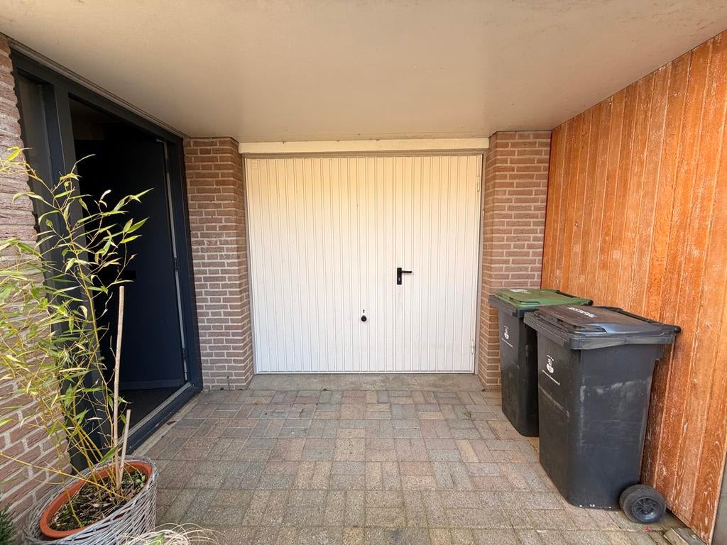 Hörmann stalen garagedeur met loopdeur 220x211 cm, Ophalen, Gebruikt, 120 cm of meer, Garagedeur