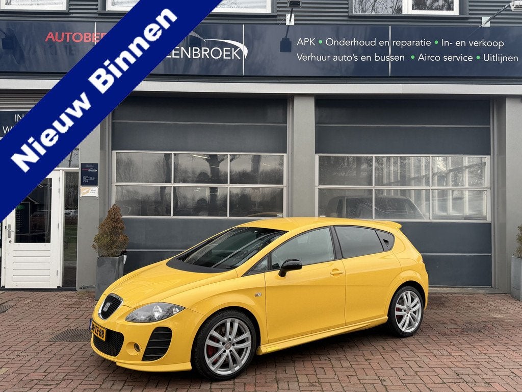 SEAT Leon 2.0 TFSI Cupra | Org NL! 03-2007 120.159 KM, Voorwielaandrijving, Stof, Gebruikt, Zwart