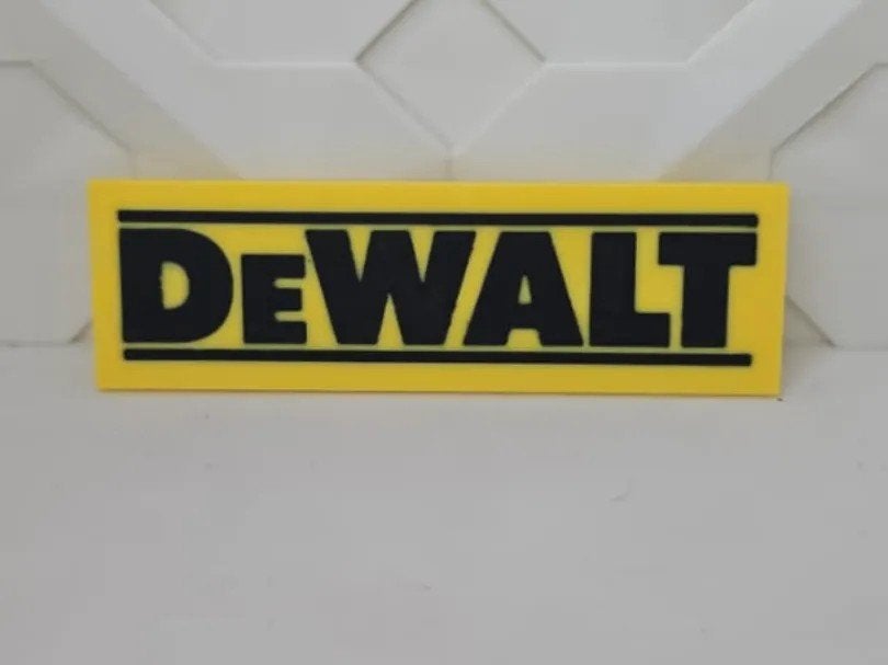 DeWalt 3D Geprint Logo