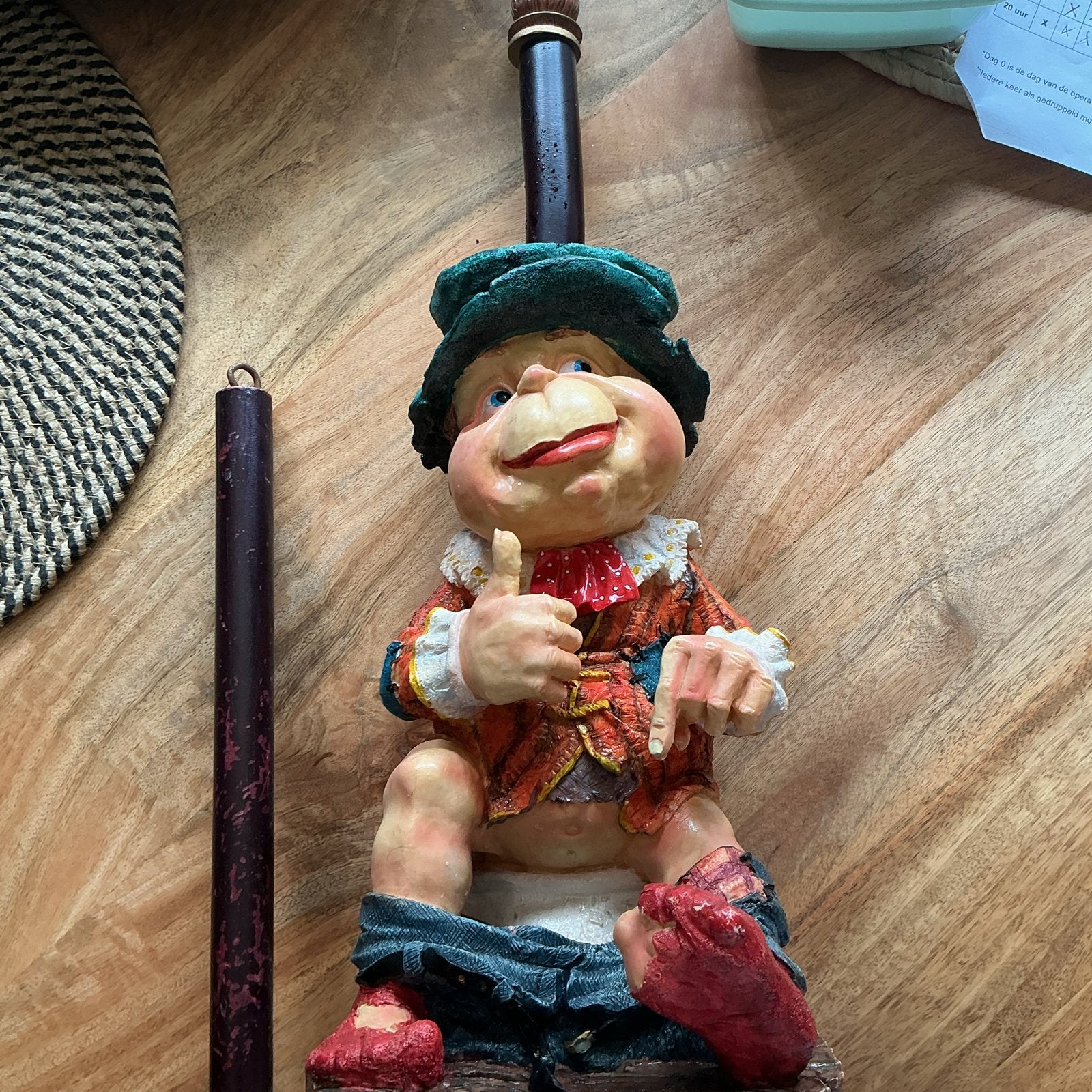 Grappige kabouter toiletrolhouder - The Loyal Collection, Verzamelen, Poppetjes en Figuurtjes, Gebruikt, Ophalen of Verzenden
