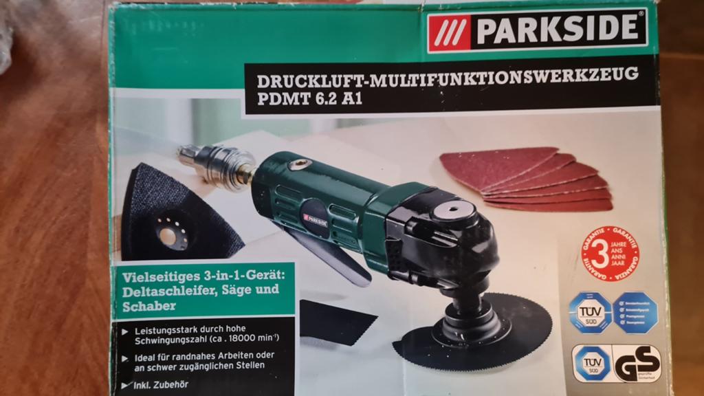 Multitool op luchtdruk parkside, Ophalen of Verzenden, Nieuw
