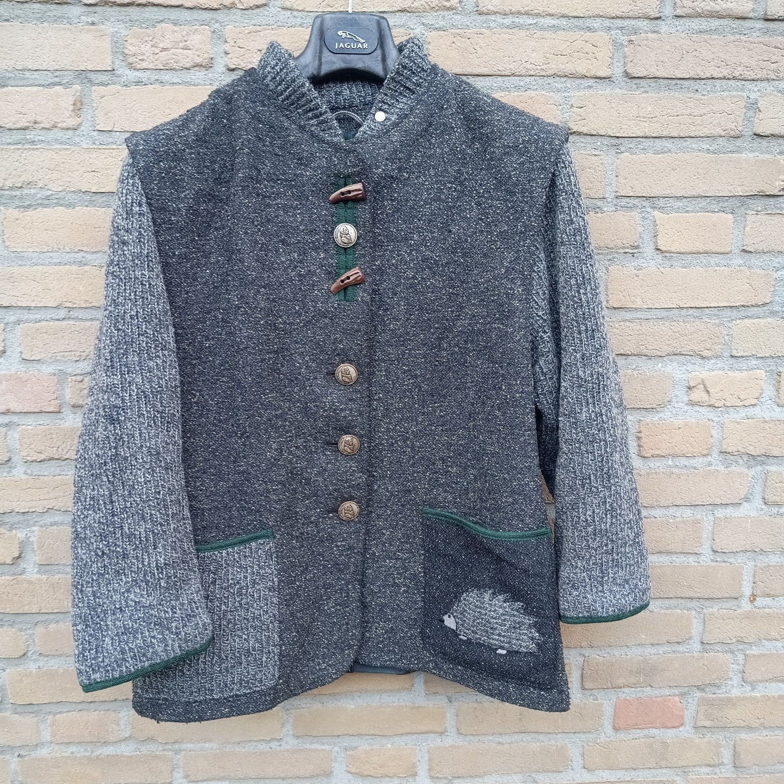 h. Moser 40 walk loden Strickjanker vest Oktoberfest, Ophalen of Verzenden, Gedragen, Maat 38/40 (M), Overige thema's