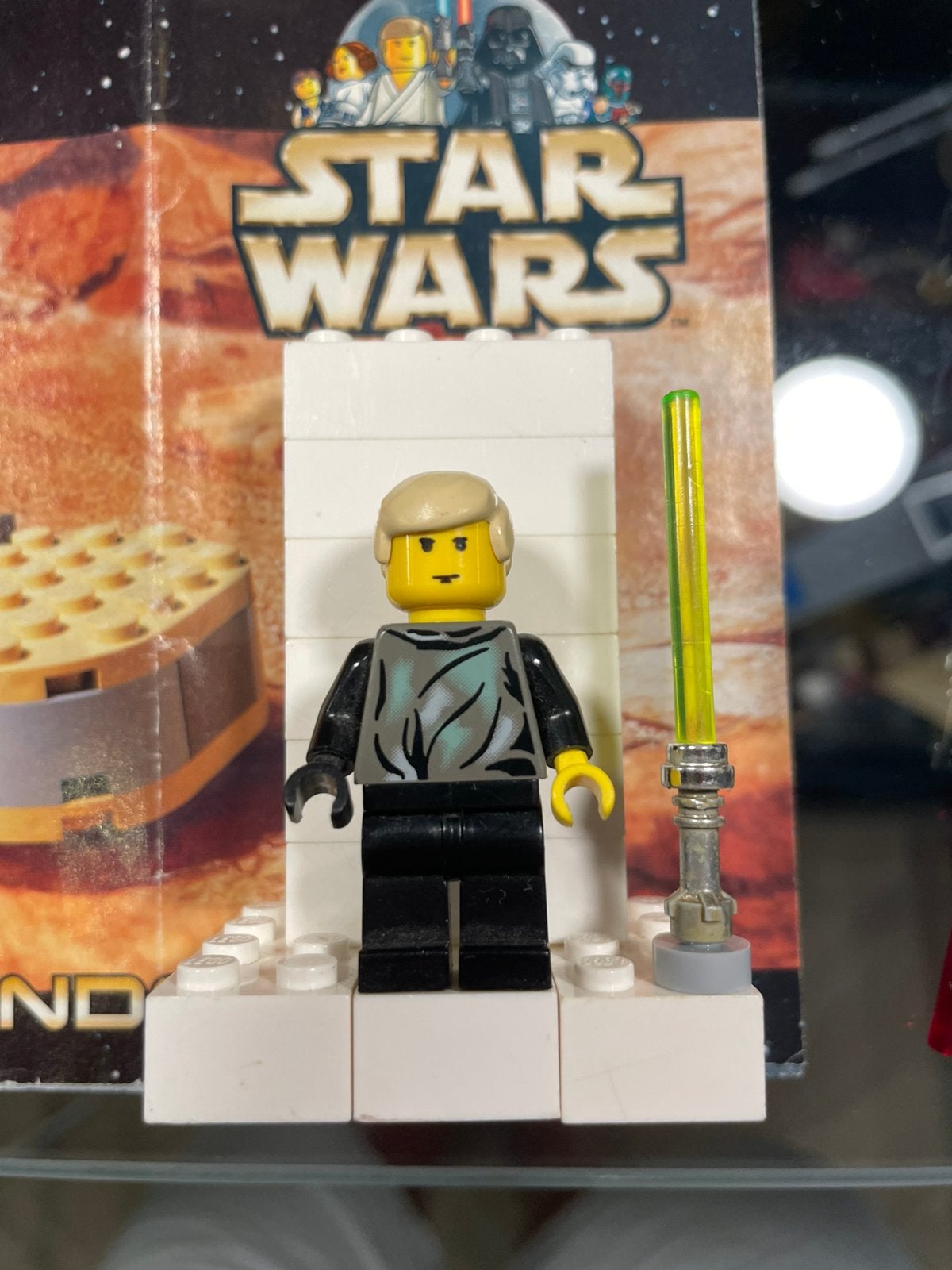 Lego star wars ( SW0018 ) luke akywalker endor, Ophalen of Verzenden, Zo goed als nieuw, Actiefiguurtje