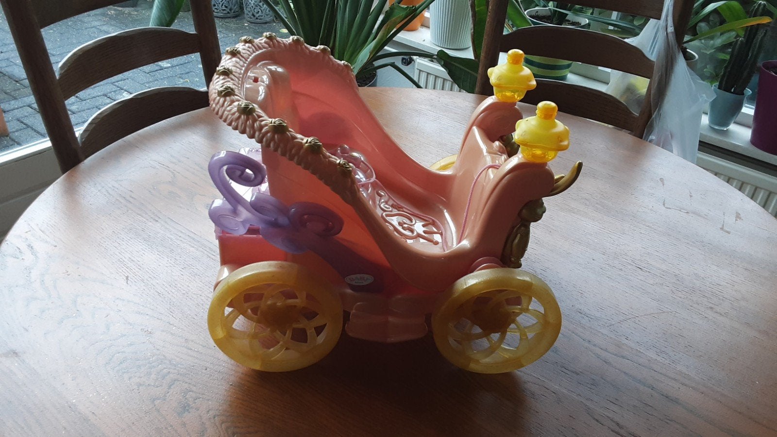 Baby Born Koets - Roze Prinsessenkoets, Ophalen of Verzenden, Gebruikt, Meisje