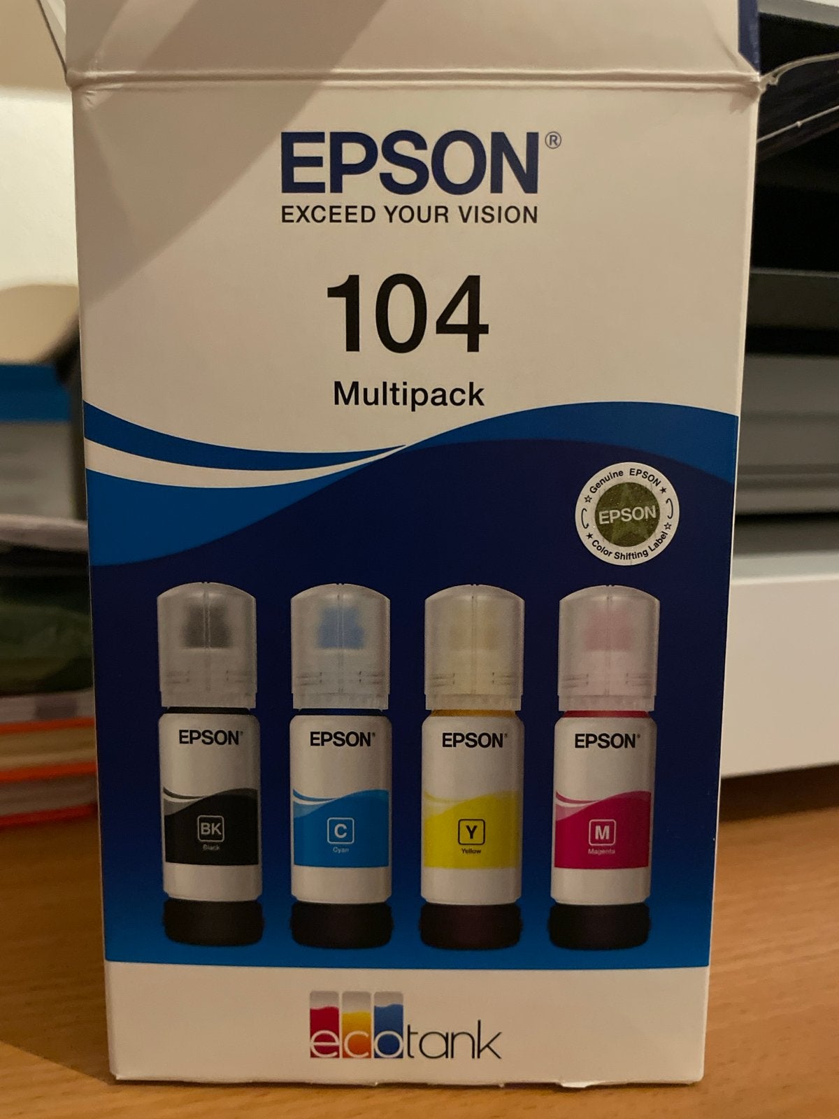 Epson 104 Ecotank Multipack Inktflessen, Ophalen of Verzenden, Nieuw, Epson