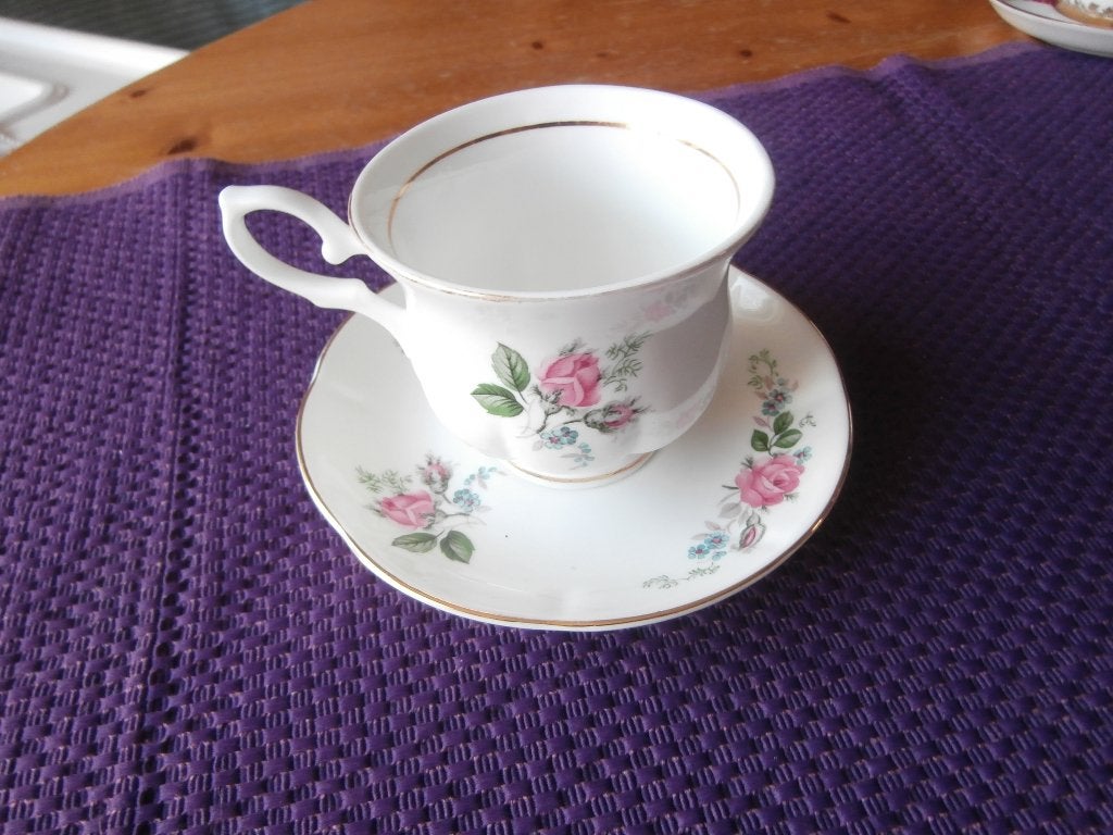 servies kop en schotel Bone China London Collection, Ophalen of Verzenden