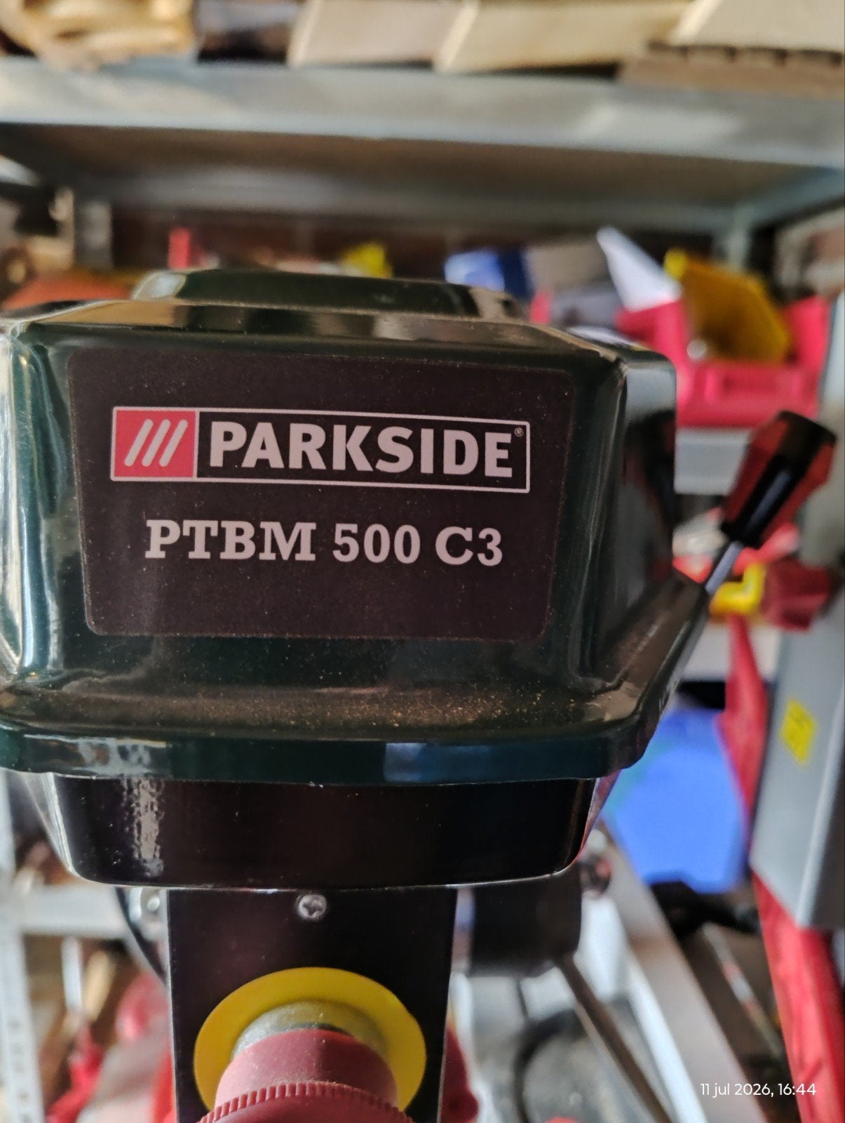 Parkside kolomboor 500 C3, Doe-het-zelf en Verbouw, Gereedschap | Boormachines, Ophalen, Gebruikt, Klopboormechanisme, Kolomboormachine