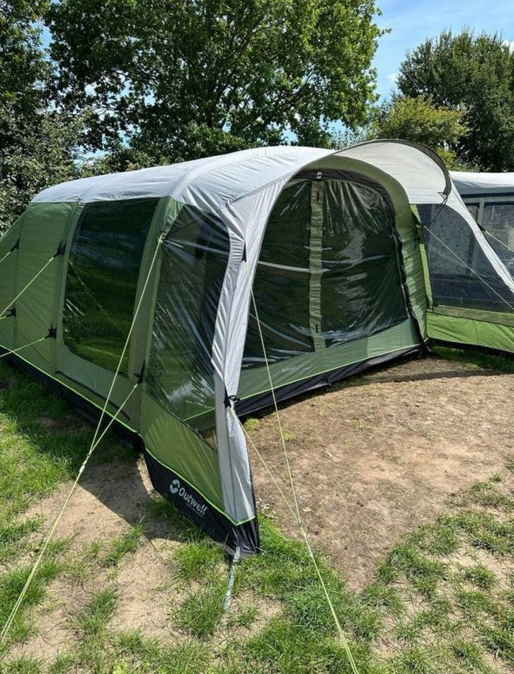 Outwell Broadlands 6A Opblaasbare Familietent 6 personen, Caravans en Kamperen, Tenten, Ophalen, Zo goed als nieuw, Tot en met 6