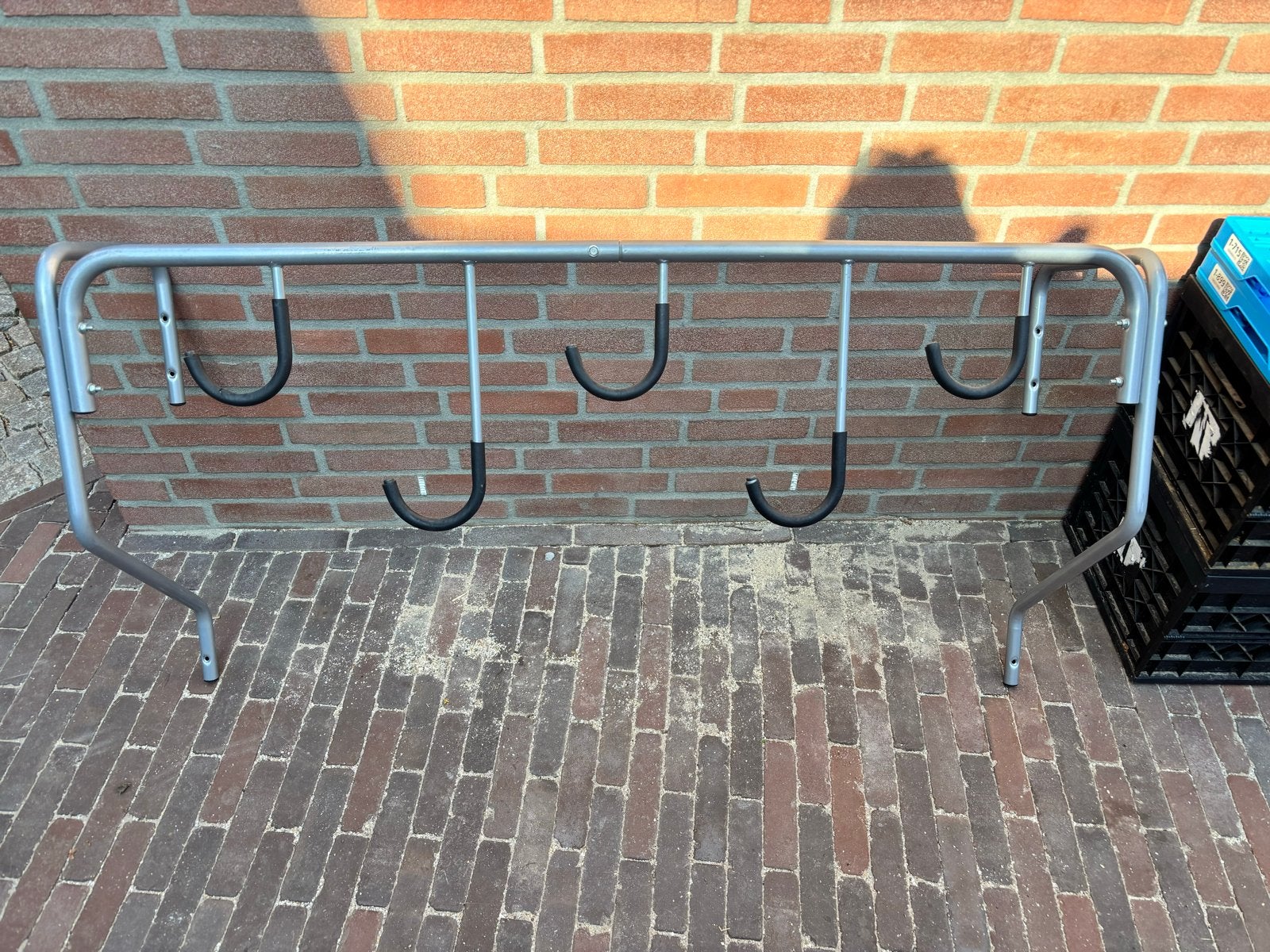 Muurdrager voor 5 fietsen - fietsenrek, Ophalen