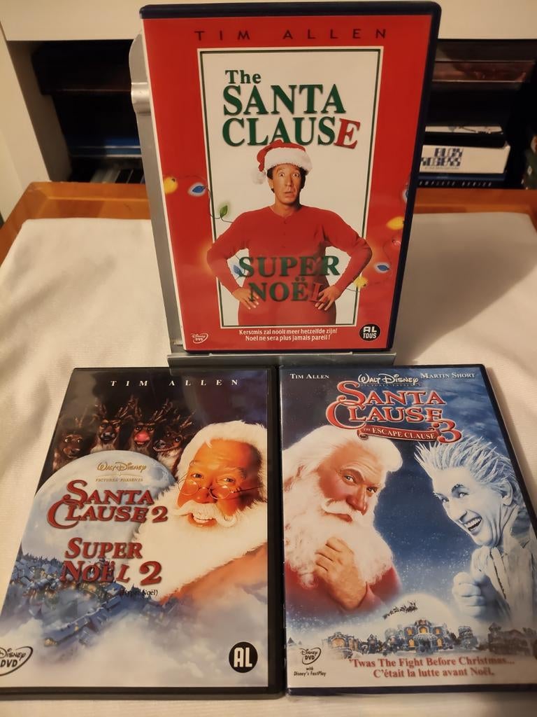 The Santa Clause Trilogie Disney Dvd set NL ZGAN, Alle leeftijden, Ophalen of Verzenden, Zo goed als nieuw