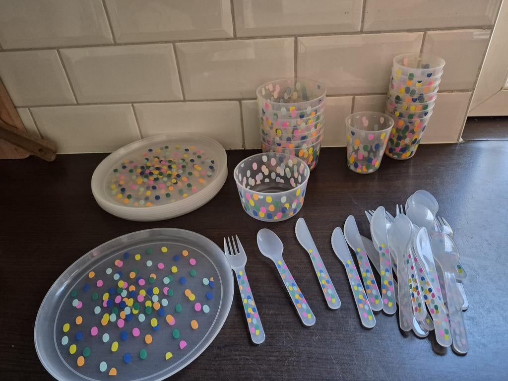 Hema herbruikbare servies, Ophalen of Verzenden, Overige stijlen, Bord(en)