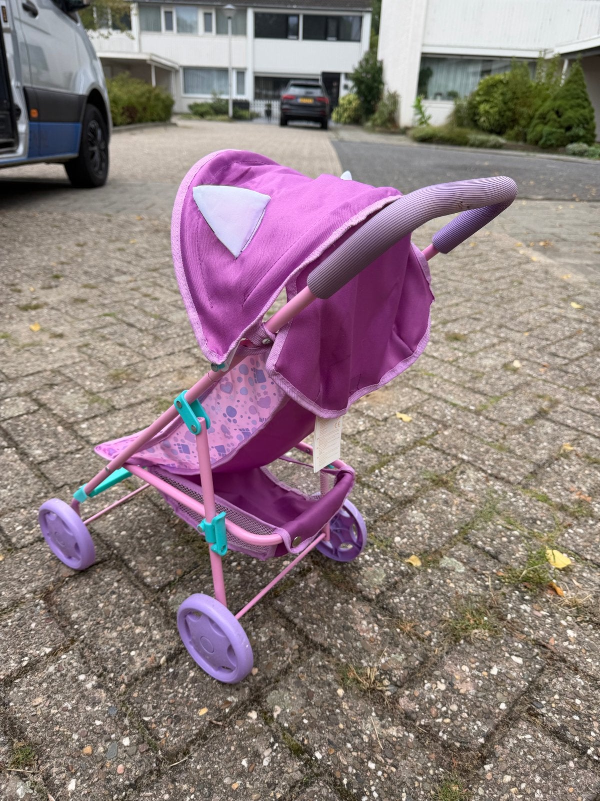 Leuke paarse gabby poppenwagen voor uren speelplezier, Ophalen, Gebruikt, Meisje
