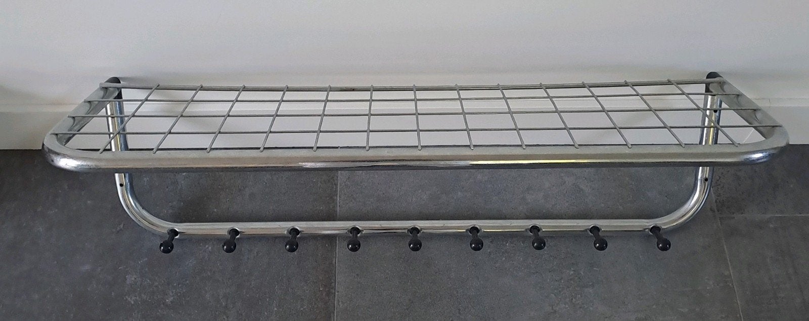 Niels Gammelgaard kapstok chroom, Ophalen, Metaal, Wandkapstok, Minder dan 100 cm