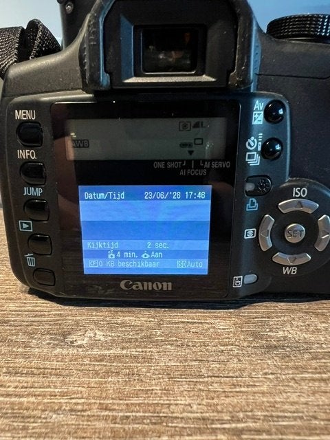 canon 350D, Gebruikt, Spiegelreflex, Canon, 8 Megapixel