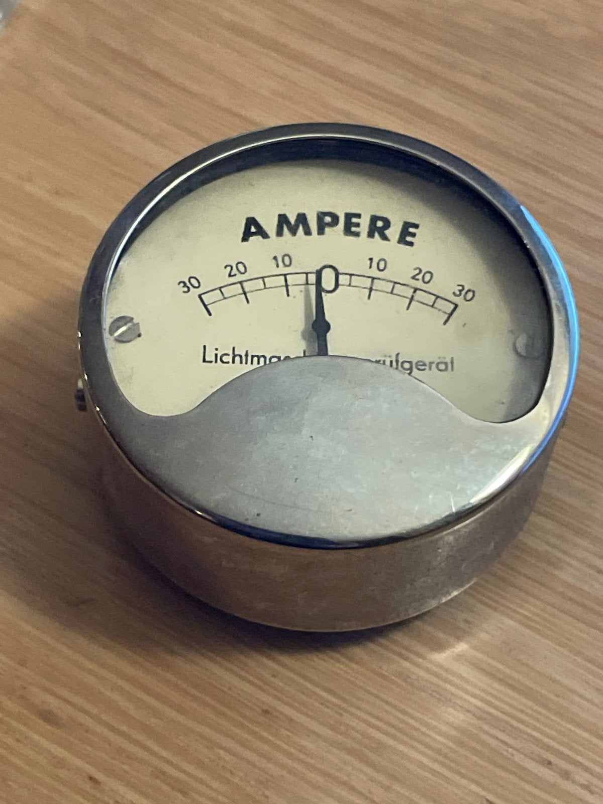 Vintage Ampèremeter - Lichtmaschinenprüfgerät, Antiek en Kunst, Ophalen of Verzenden