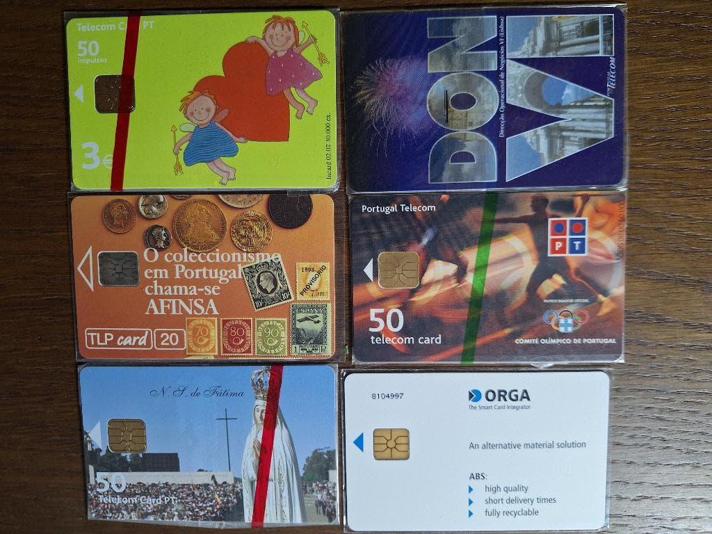 6 MINT lage oplage telefoonkaarten Portugal, Verzamelen, Telefoonkaarten, Verzenden