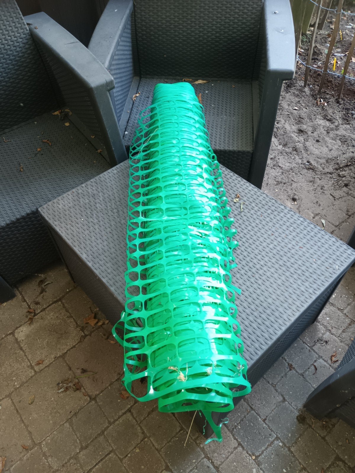 50 meter (tuin)afscheiding met 5 palen, Ophalen, Zo goed als nieuw, 20 meter of meer