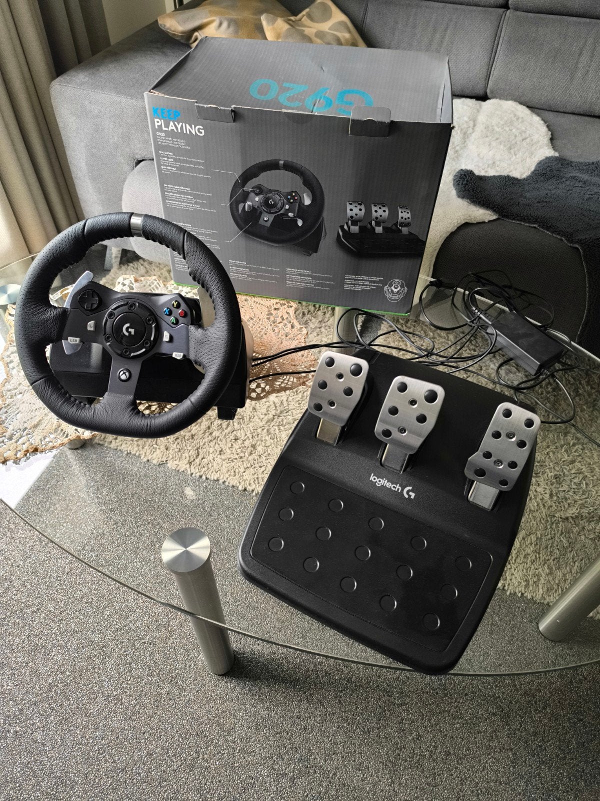 Logitech G920 Driving Force racestuur voor Xbox, Spelcomputers en Games, Spelcomputers | Xbox | Accessoires, Ophalen of Verzenden