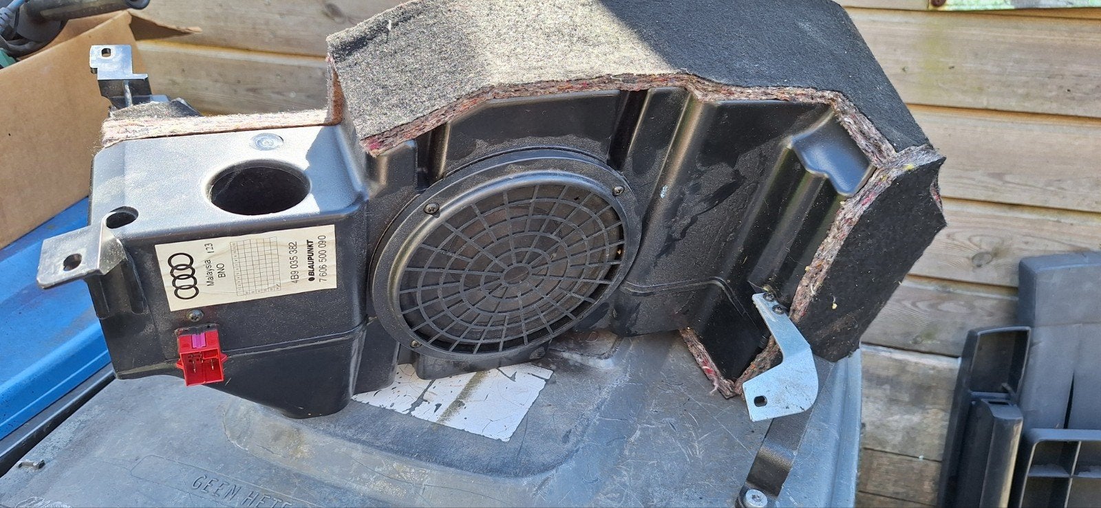audi avant subwoofer a4, Ophalen of Verzenden, Gebruikt