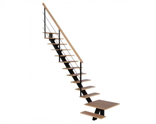 Metalen middemboomtrap zwart (zonder treden) voor 279-284 cm, Ophalen, Nieuw, Trap, 2 tot 4 meter