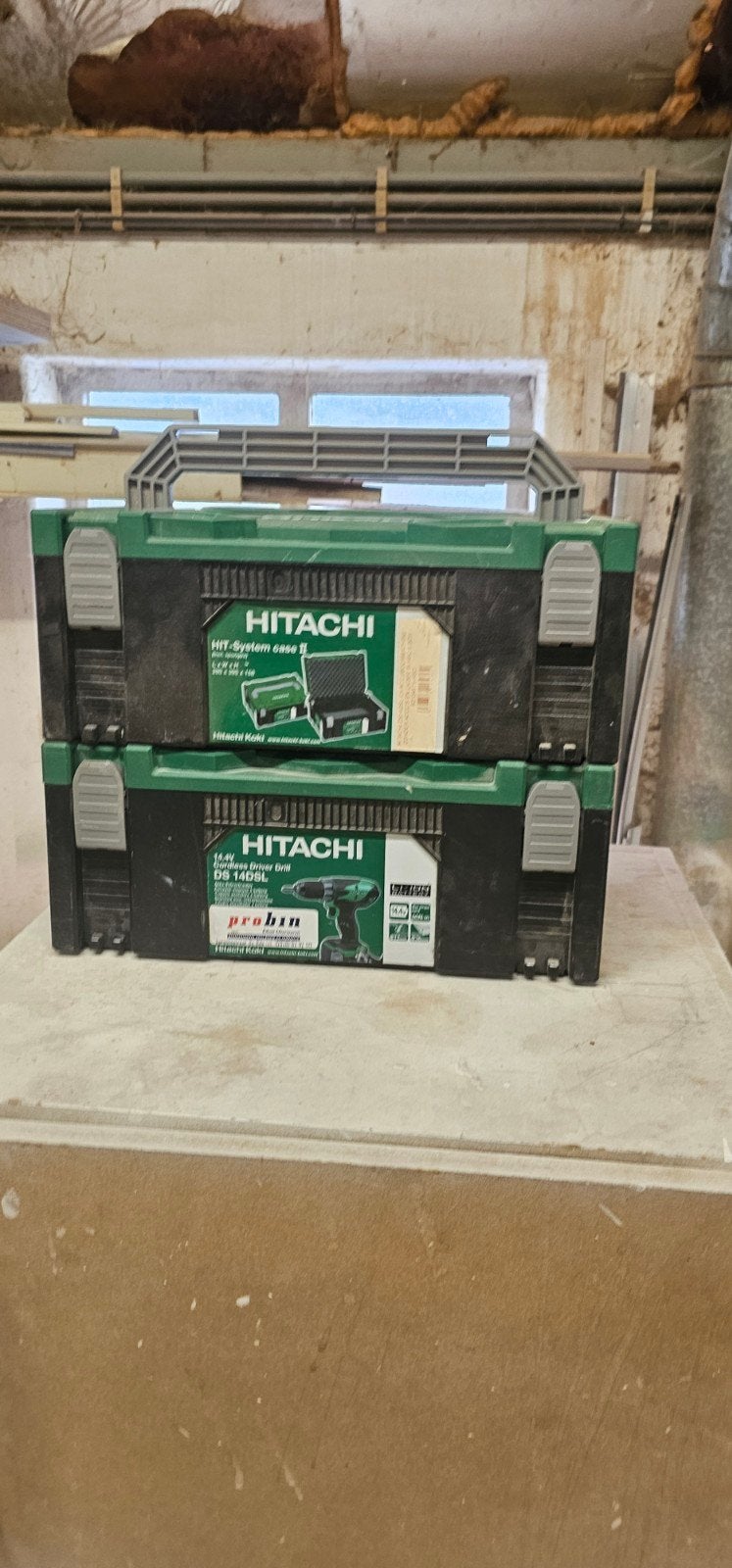 4x Hitachi Systainer Koffers - Gereedschapskoffers, Ophalen of Verzenden, Gebruikt