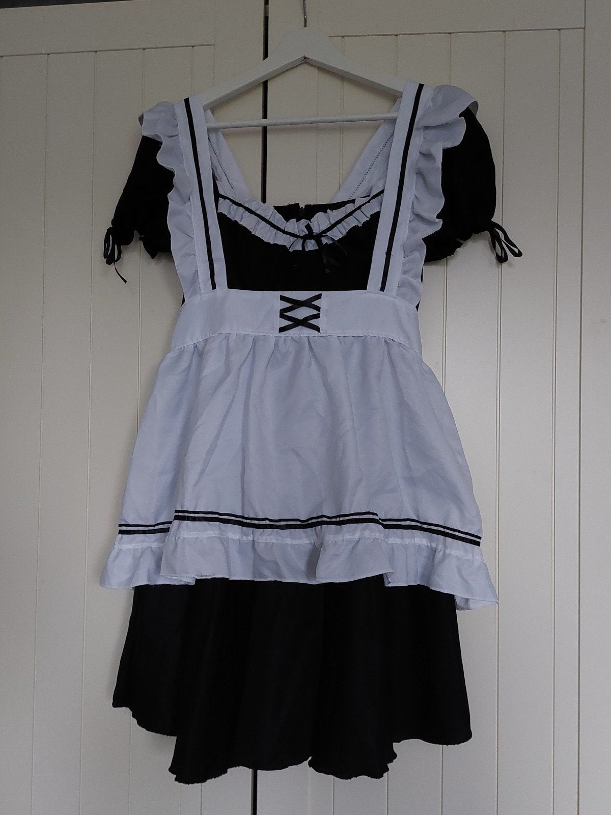 Nieuw zwart/wit maid kostuum, Maat 38/40 (M), Nieuw, Ophalen of Verzenden, Overige thema's