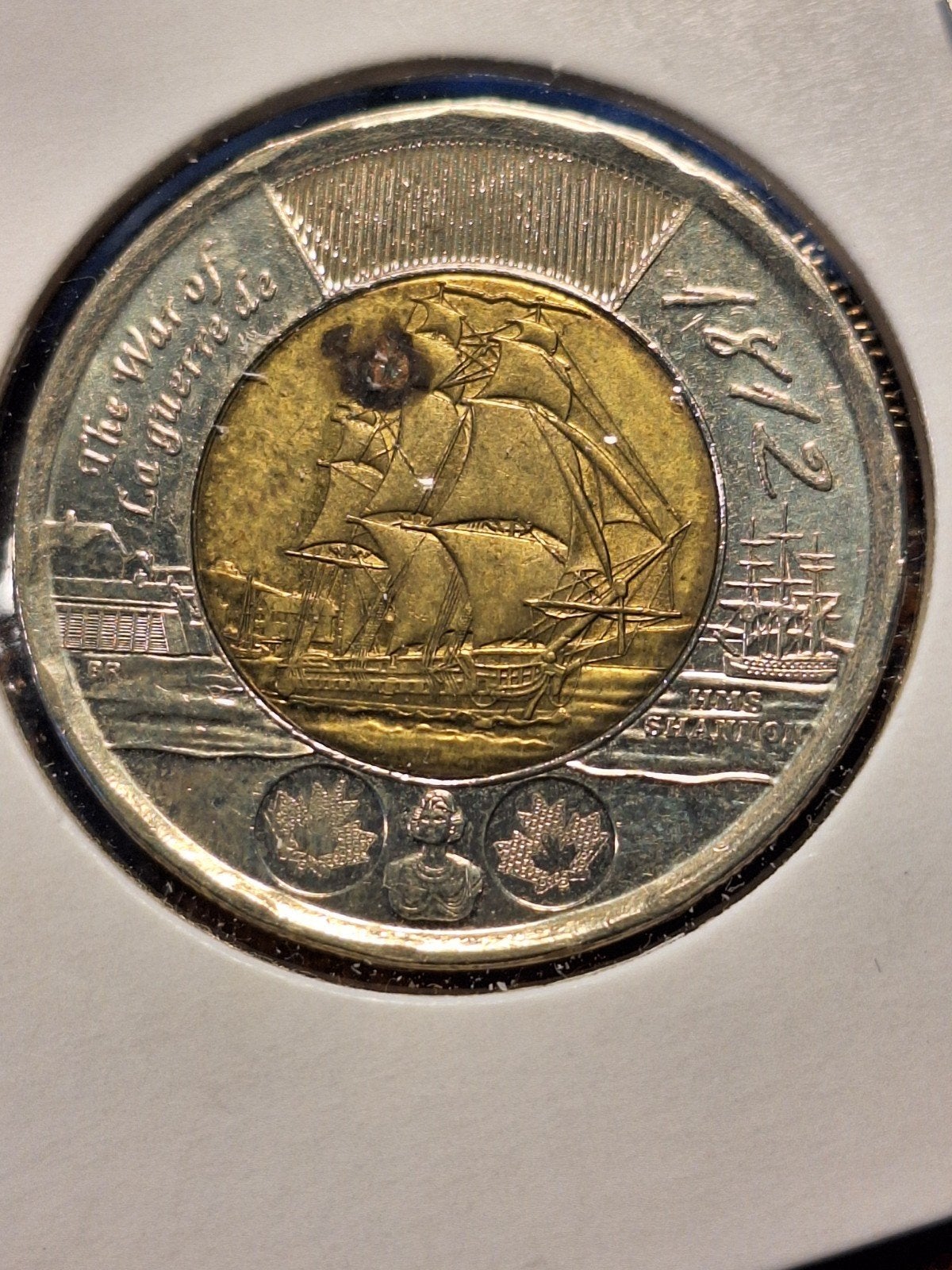 Canada 2 dollars hms shannon, Ophalen of Verzenden, Noord-Amerika
