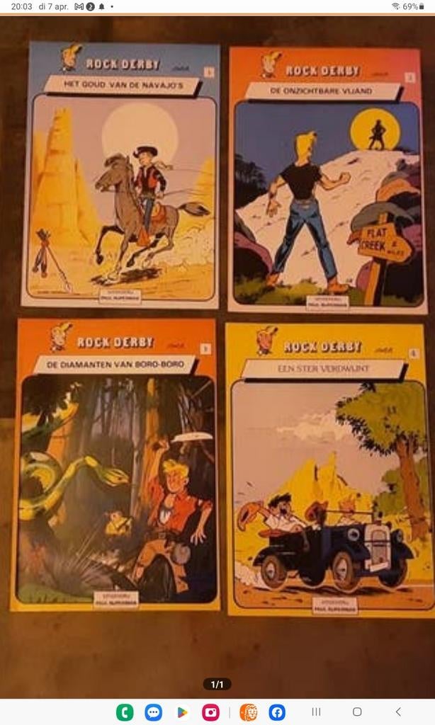 Rock Derby, Eén stripboek, Ophalen of Verzenden