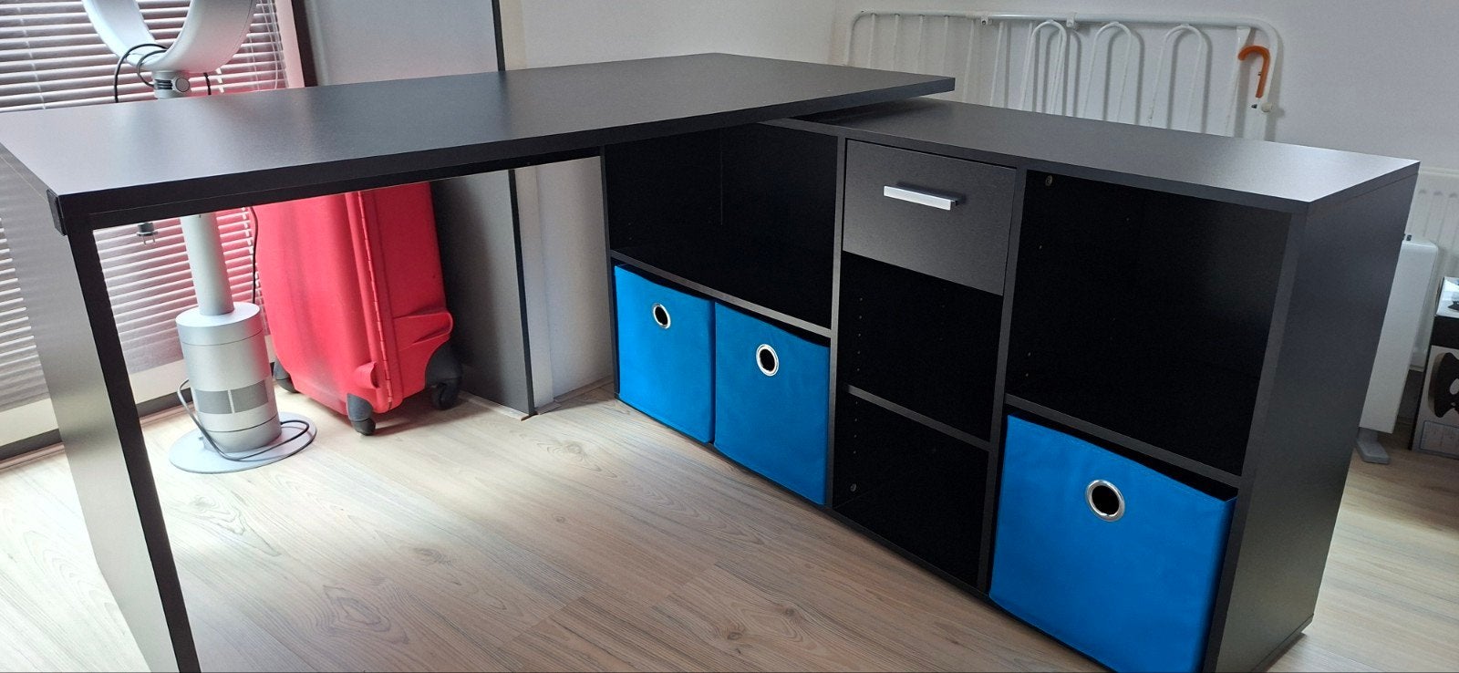Bureau, Ophalen, Hout, Hoekbureau, Zo goed als nieuw