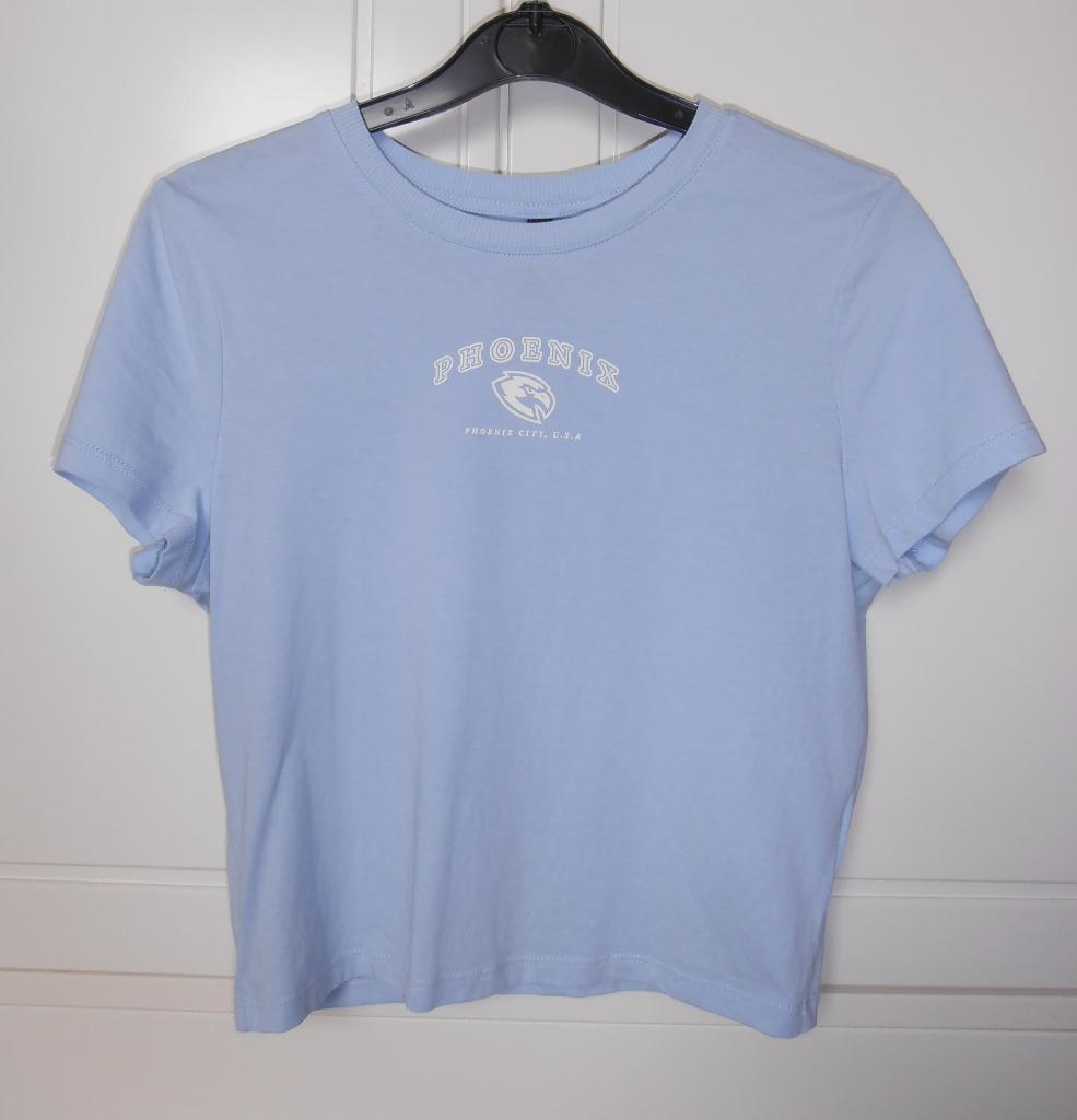 shirt maat XS, Blauw, H&M Divided, Ophalen of Verzenden, Zo goed als nieuw