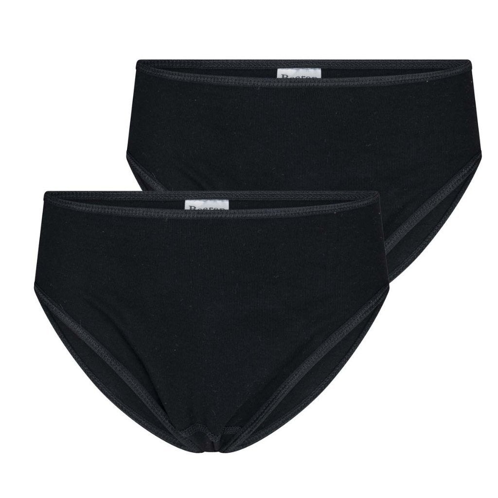Beeren Meisjes slip 5x een 2-pack Britney zwart 140t/m188 Nw, Nacht- of Onderkleding, Beeren Bodywear, Meisje, Nieuw