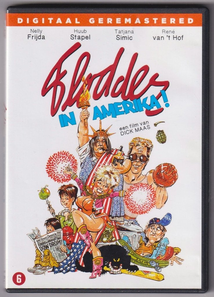 Flodder In Amerika! ( Frijda / Stapel / Simic / van 't Hof ), Alle leeftijden, Verzenden, Zo goed als nieuw, Komedie