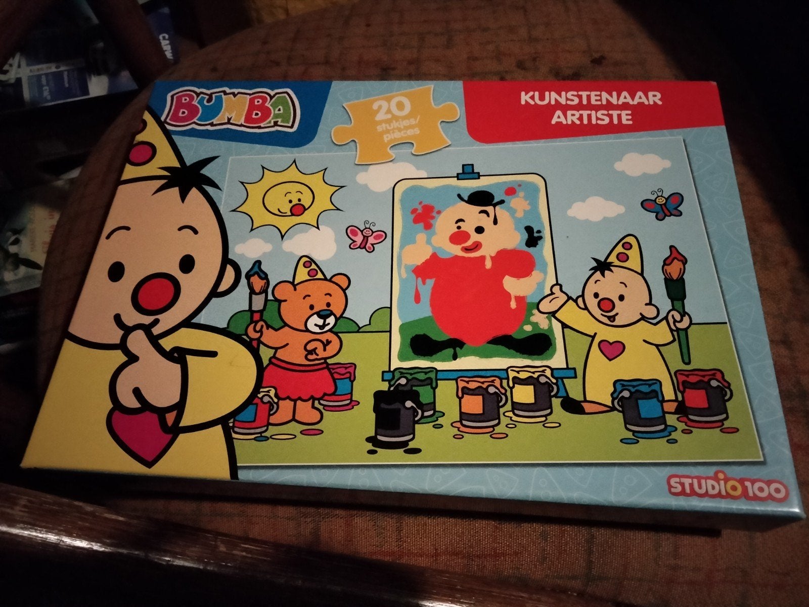 Puzzel Bumba 20 stukjes Kunstenaar studio 100, Ophalen of Verzenden, 10 tot 50 stukjes, Zo goed als nieuw