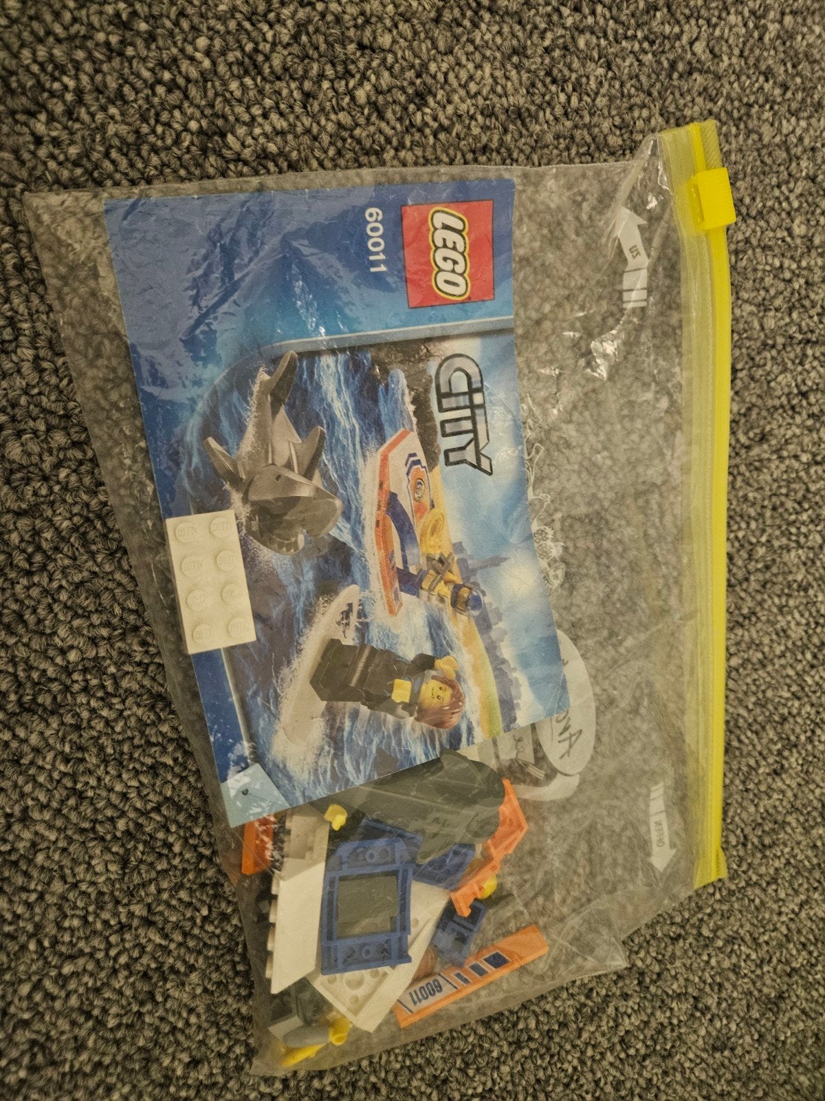 Speedboot Legoset - Legoset 60011 - COMPLEET, Kinderen en Baby's, Speelgoed | Duplo en Lego, Compleet, Lego, Ophalen of Verzenden