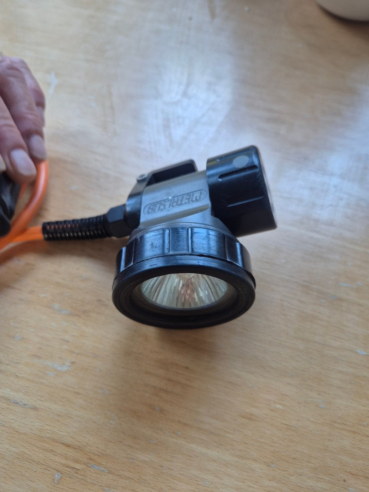 MetalSub Duiklamp met gratis Edelrid helm, Ophalen of Verzenden, Zo goed als nieuw, Klimsport-accessoire