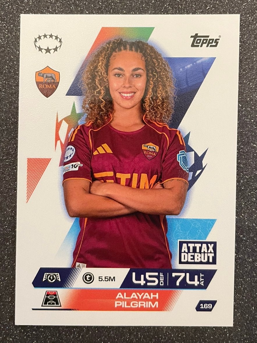 Topps MA EXTRA 25/26   ATTAX DEBUT   PILGRIM   AS ROMA WOMEN, Verzenden, Zo goed als nieuw, Plaatje