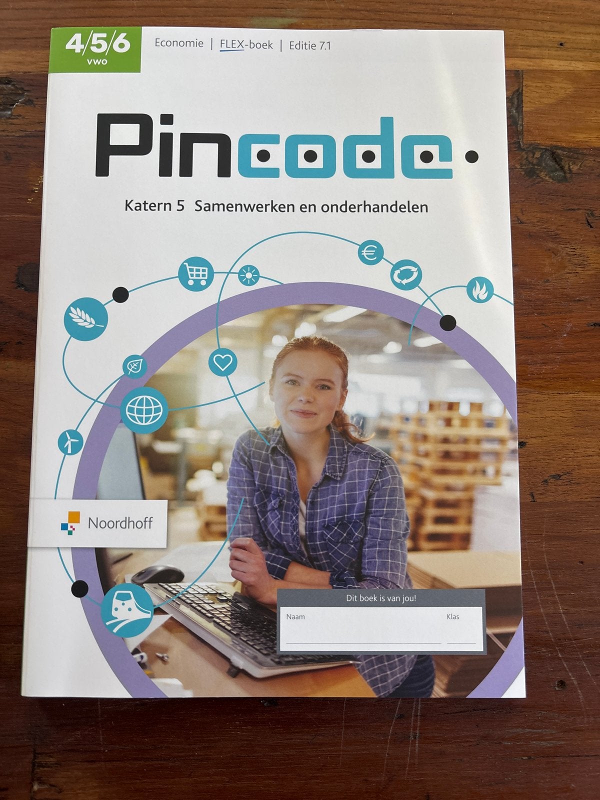 Pincode Economie FLEX-boek VWO 4/5/6 Editie 7.1, Ophalen of Verzenden, Gamma, Zo goed als nieuw, WO