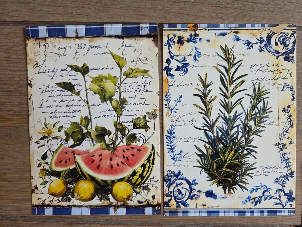 GROENTEN FRUIT MEDITERRAAN 2, Verzamelen, Ansichtkaarten | Themakaarten, Ophalen, Overige thema's