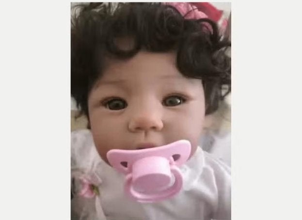 Realistische baby pop levensecht Abigail (50cm), Ophalen of Verzenden, Nieuw, Pop