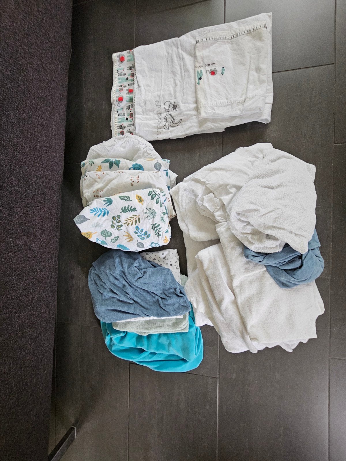 Groot babybeddengoed pakket - compleet en zacht, Ophalen, Babybedje, Wit, Jongetje of Meisje